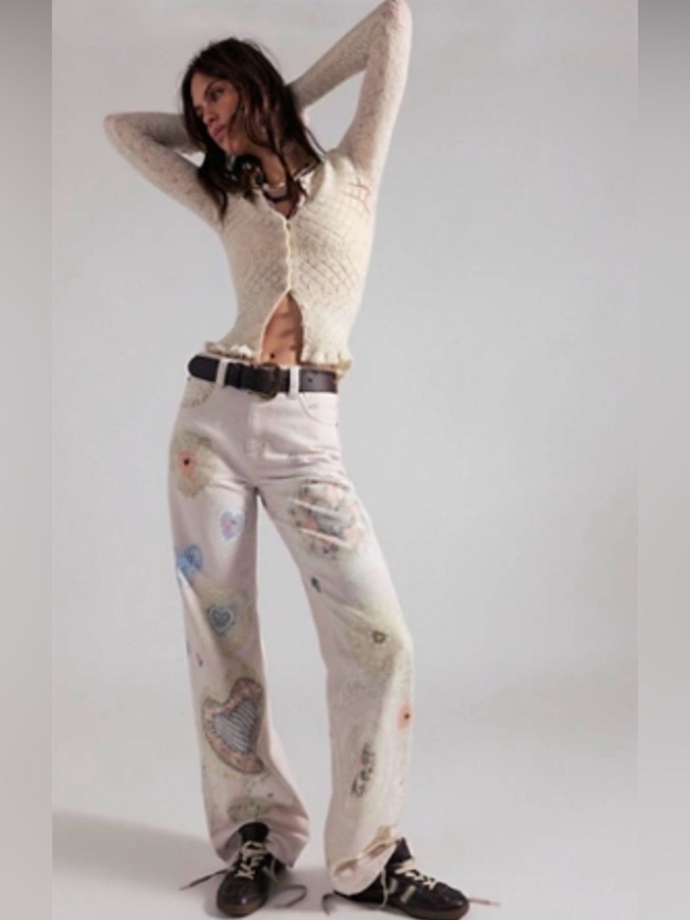 Free People Illusion Straight Leg Jeans 🔥 Size 30